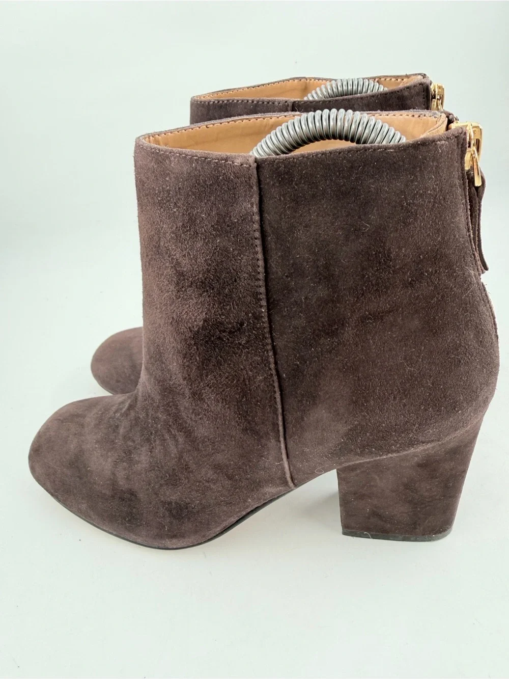 NEW! Nine West Women’s Genevieve -SZ 7.5- Brown Suede Ankle Boots